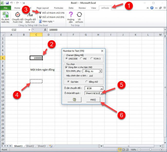 Instructions for using Vntools 