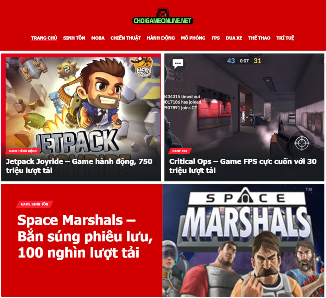 Chơi game online – Website chuyên cung cấp thông tin toàn diện về thế giới game