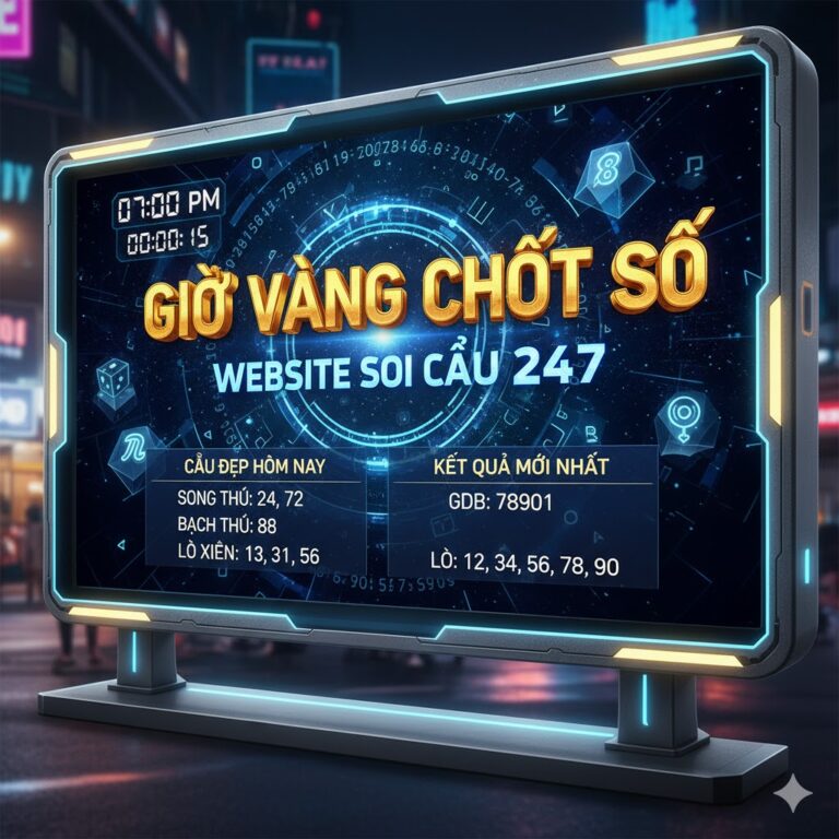 Giờ Vàng Chốt Số – Website Soi cầu 247: Dự Đoán Xổ Số Chính Xác Nhất